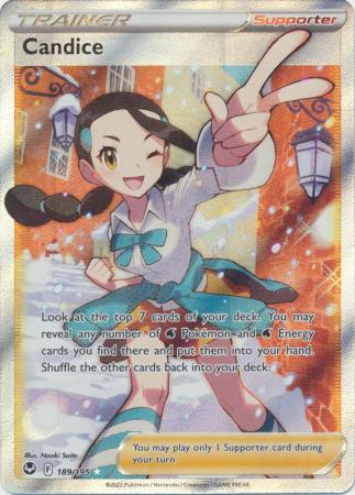 Sword & Shield: Silver Tempest : 189/195 - Candice - Full Art Ultra Rare