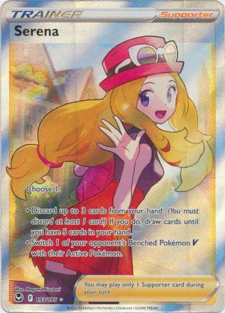 Sword & Shield: Silver Tempest : 193/195 - Serena - Full Art Ultra Rare