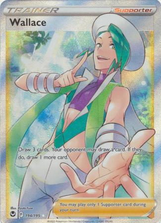 Sword & Shield: Silver Tempest : 194/195 - Wallace - Full Art Ultra Rare