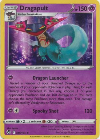 Sword & Shield: Silver Tempest : 089/195 - Dragapult - Holo Rare