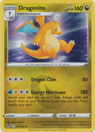 Sword & Shield: Silver Tempest : 131/195 - Dragonite - Holo Rare