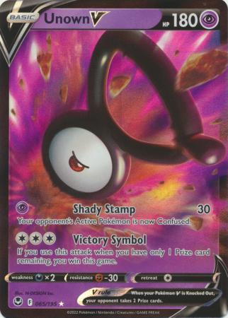 Sword & Shield: Silver Tempest : 065/195 - Unown V - Ultra Rare