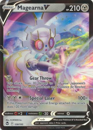 Sword & Shield: Silver Tempest : 128/195 - Magearna V - Ultra Rare