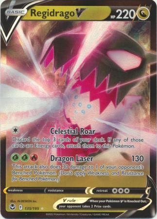 Sword & Shield: Silver Tempest : 135/195 - Regidrago V - Ultra Rare