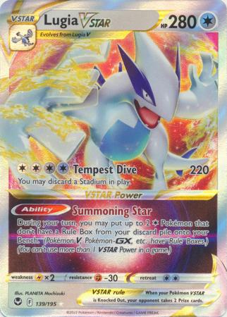 Sword & Shield: Silver Tempest : 139/195 - Lugia VSTAR - Ultra Rare