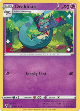 Sword & Shield: Silver Tempest Singles: 088/195 - Drakloak - Uncommon