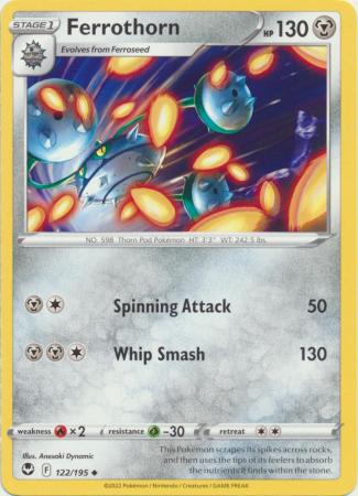 Sword & Shield: Silver Tempest : 122/195 - Ferrothorn - Uncommon