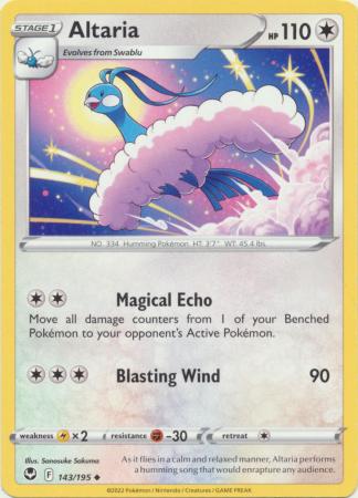 Sword & Shield: Silver Tempest : 143/195 - Altaria - Uncommon