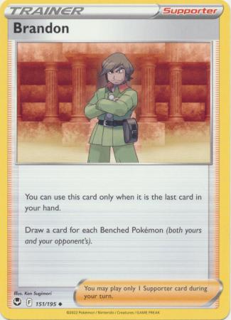 Sword & Shield: Silver Tempest : 151/195 - Brandon - Uncommon
