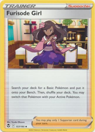 Sword & Shield: Silver Tempest : 157/195 - Furisode Girl - Uncommon