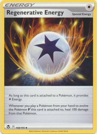 Sword & Shield: Silver Tempest : 168/195 - Regenerative Energy - Uncommon