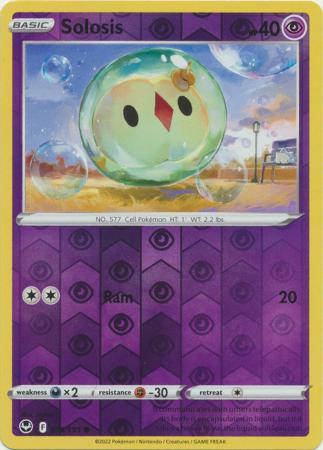 Sword & Shield: Silver Tempest : 076/195 - Solosis -  Common Reverse Holo