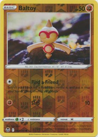 Sword & Shield: Silver Tempest : 093/195 - Baltoy - Common Reverse Holo