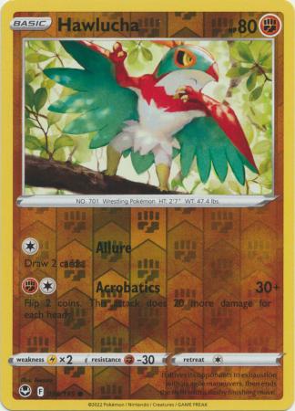 Sword & Shield: Silver Tempest : 098/195 - Hawlucha - Common Reverse Holo