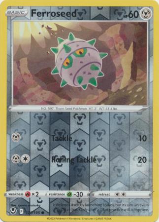 Sword & Shield: Silver Tempest : 121/195 - Ferroseed - Common Reverse Holo