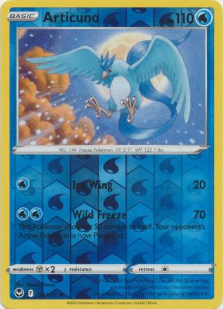 Sword & Shield: Silver Tempest : 036/195 - Articuno - Holo Rare Reverse Holo