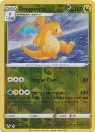 Sword & Shield: Silver Tempest : 131/195 - Dragonite - Holo Rare Reverse Holo