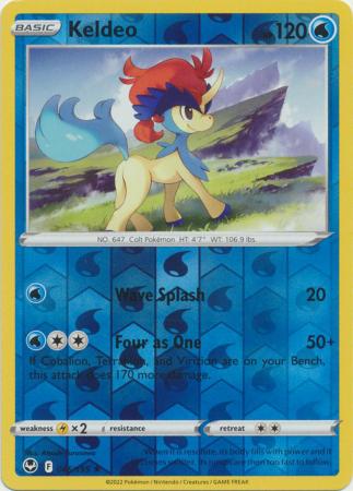Sword & Shield: Silver Tempest : 046/195 - Keldeo - Rare Reverse Holo