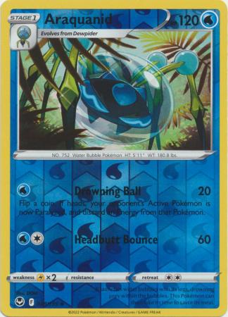 Sword & Shield: Silver Tempest : 048/195 - Araquanid - Uncommon Reverse Holo