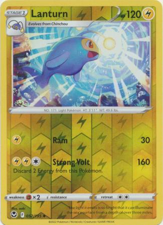 Sword & Shield: Silver Tempest : 052/195 - Lanturn - Uncommon Reverse Holo