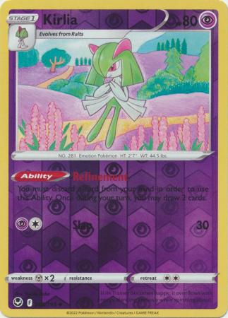 Sword & Shield: Silver Tempest Singles: 068/195 - Kirlia - Uncommon Reverse Holo