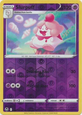 Sword & Shield: Silver Tempest : 084/195 - Slurpuff - Uncommon Reverse Holo