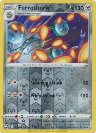 Sword & Shield: Silver Tempest : 122/195 - Ferrothorn - Uncommon Reverse Holo