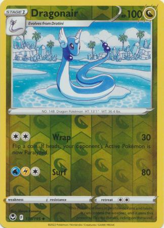 Sword & Shield: Silver Tempest : 130/195 - Dragonair - Uncommon Reverse Holo