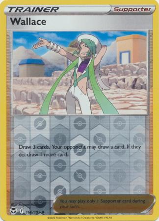 Sword & Shield: Silver Tempest : 166/195 - Wallace - Uncommon Reverse Holo