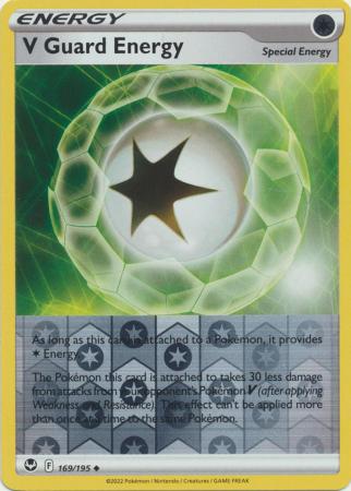 Sword & Shield: Silver Tempest : 169/195 - V Guard Energy - Uncommon Reverse Holo