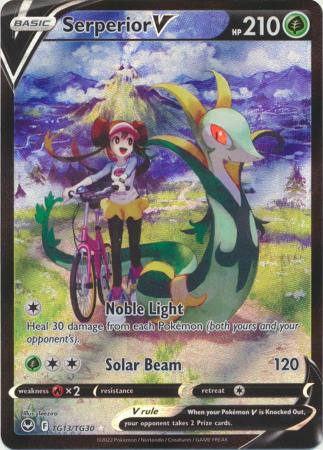 Sword & Shield: Silver Tempest : TG13/TG30 - Serperior V - Ultra Rare