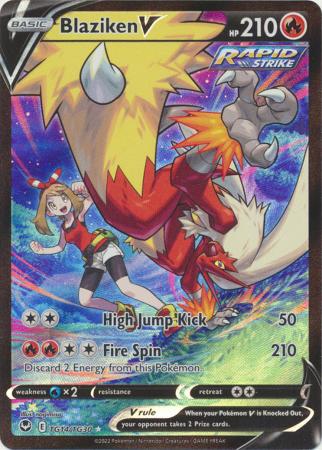 Sword & Shield: Silver Tempest : TG14/TG30 - Blaziken V - Ultra Rare