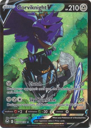 Sword & Shield: Silver Tempest Singles: TG18/TG30 - Corviknight V - Ultra Rare