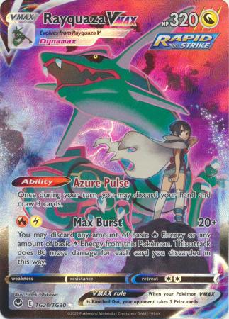 Sword & Shield: Silver Tempest Singles: TG20/TG30 - Rayquaza VMAX - Ultra Rare