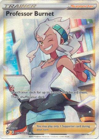 Sword & Shield: Silver Tempest : TG26/TG30 - Professor Burnet - Ultra Rare