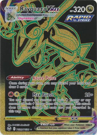 Sword & Shield: Silver Tempest : TG29/TG30 - Rayquaza VMAX - Gold Secret