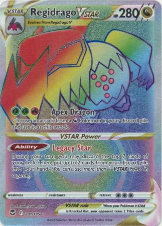 Sword & Shield: Silver Tempest : 201/195 - Regidrago VSTAR - Hyper Rare