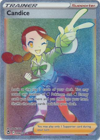 Sword & Shield: Silver Tempest : 204/195 - Candice - Hyper Rare