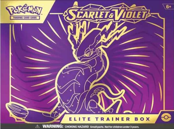 Scarlet & Violet (Base Set) : Miraidon Elite Trainer PURPLE Box (Pokemon)