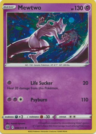 Sword & Shield: Brilliant Stars : 056/172 - Mewtwo - Alternate Holo Promo