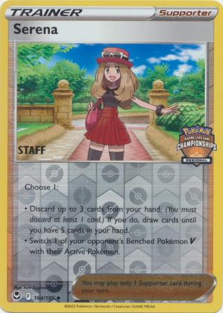 Sword & Shield: Silver Tempest : 164/195 - Serena - Staff Regional Championships Promo