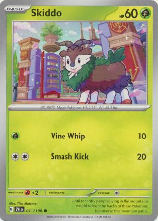 Scarlet & Violet (Base Set) : 011/198 - Skiddo - Common