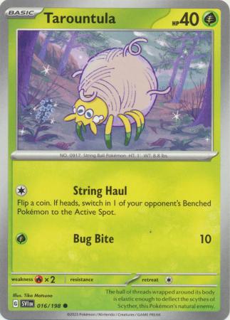 Scarlet & Violet (Base Set) : 016/198 - Tarountula - Common
