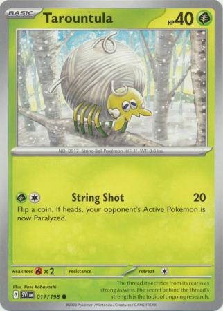Scarlet & Violet (Base Set) : 017/198 - Tarountula - Common