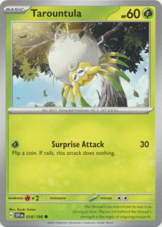 Scarlet & Violet (Base Set) : 018/198 - Tarountula - Common