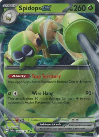Scarlet & Violet (Base Set) : 019/198 - Spidops ex - Ultra Rare