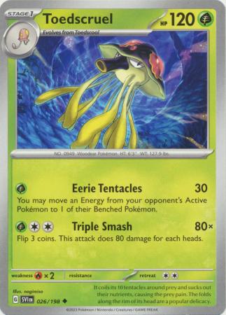 Scarlet & Violet (Base Set) : 026/198 - Toedscruel - Uncommon