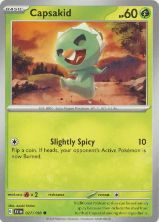 Scarlet & Violet (Base Set) : 027/198 - Capsakid - Common