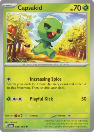 Scarlet & Violet (Base Set) : 028/198 - Capsakid - Common