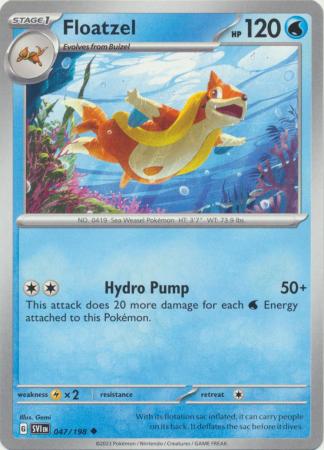 Scarlet & Violet (Base Set) : 047/198 - Floatzel - Uncommon